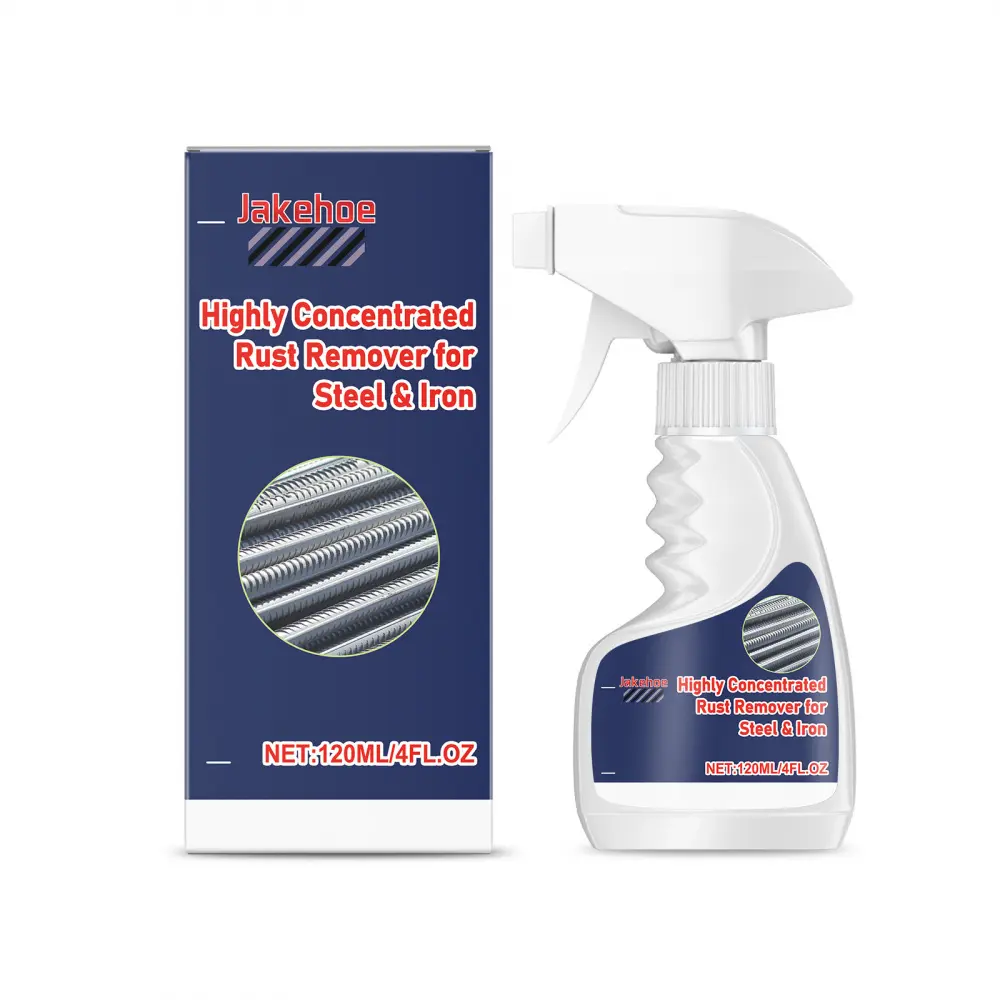 Iron/Steel-Safe Rust Remover Spray, Household Garage Tool Cleaner - Spray Type, Loosens Rust Stains & Oxidation Marks, Easy-to-Use Metal Surface Care Solution
