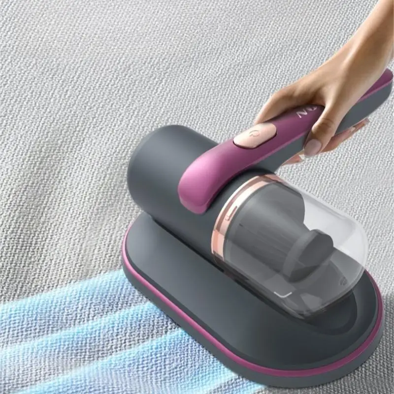 Wireless Handheld Vacuum Cleaner, Rechargeable Pet Hair Cleaner with UV Light, Low Noise Pet Hair Cleaning Tool for Bed, Sofa, Carpet, Rug