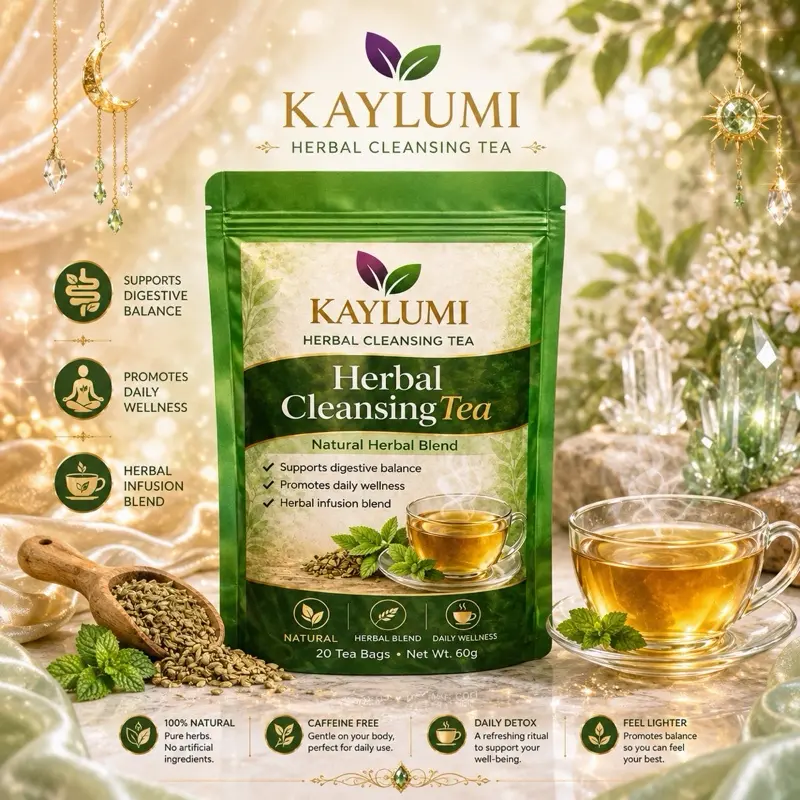 KayLumi Herbal Cleansing Tea (kase vant)- Natural Soothing Blend for Gut Health & Skin Support - 20 PCS - Gentle for Daily Use Healthy Kidney Tea Organic Tea