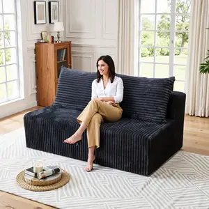 Combination Sofa Modules Compressed 2 Seater Sofa With Modern Minimalist Style Comfortable Suitable For Salon Or Living Room Real Boneless Couch