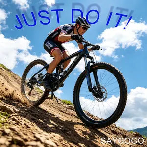 24 Inch Mountain Bike with Dual Suspension & Disc Brakes