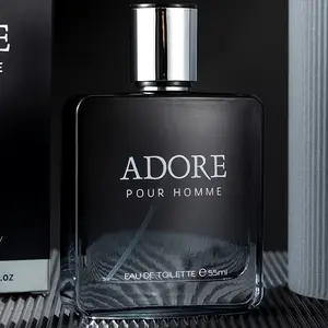 Adore Pour Homme - 1.7 oz Luxury Men's Perfume with Vanilla & Pomegranate Notes | Long-lasting Fresh Floral Cologne | Elegant Deep Blue Bottle | Perfect Holiday Gift - High Quality Fragrance