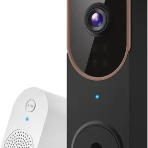 Smart Wi-Fi Doorbell Camera with AI Human Detection, Night Vision, 2.4GHz Wireless Video Intercom – Home Security Camera