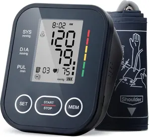 Sinocare Blood Pressure Monitor, Upper Arm BP Machine for Home using, Adjustable Cuff 8.6"-16.5",  Monitoring Accuracy, One-Button Operation, Dual User Mode, Posture Detection & Irregular Heartbeat Alert,Blood pressure wrist monitor