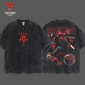 Darth Maul villain Vintage Retro Comfort T-shirt, Double-Sided Graphic Tee, Unisex Casual Comfort T-shirt, Soft Wearable Gift, Movie Lovers Graphic Tee, Vintage Streetwear for Daily Fit, Movie Superhero Lover, Y2K,MCU, DCU