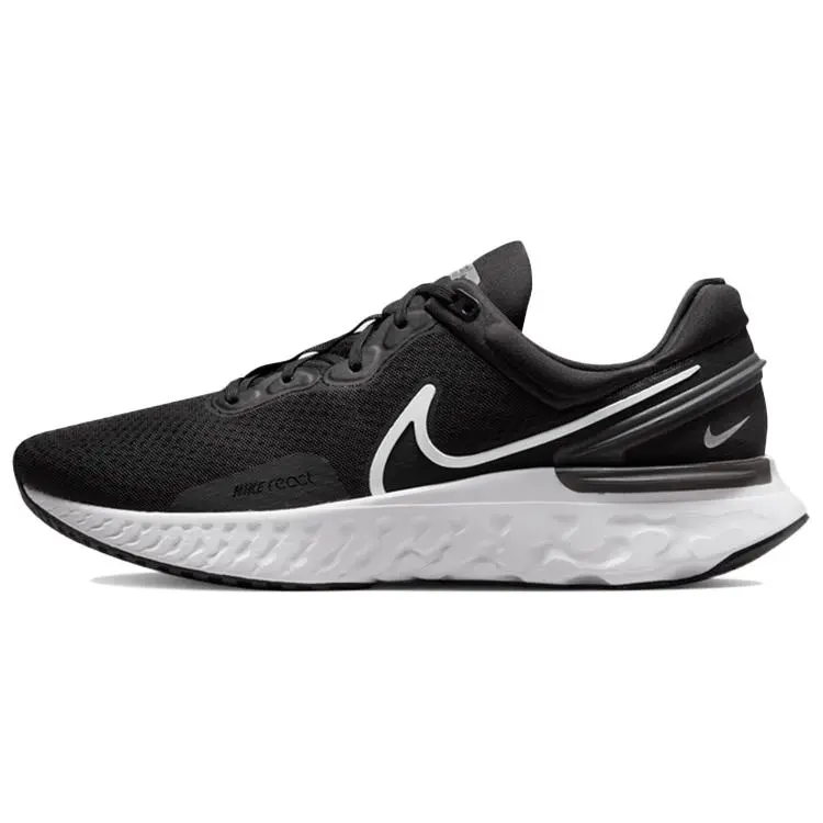 Nike React Miler 3 Black White Breathable Low Top Casual Running Shoes Men's DD0490-001