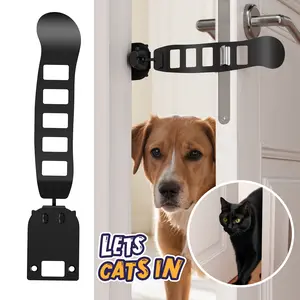 Pawmee Folding Cat Door Latch Holder - Durable, Adjustable & No Wall Damage