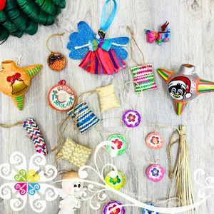 20 pcs - Handmade Mexican Ornament Box - FREE SHIPPING