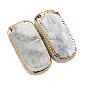 Jeep Dodge Key Fob Cover Premium Soft Full Protection Key Case Shell Compatible with Jeep Grand Cherokee Wrangler Compass Cherokee Renegade Patriot Grand Comander