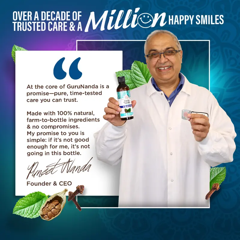 GuruNanda Cocomint Pulling Oil with 7 Essential Oils & Vitamins D, E & K2 - 8 oz 6