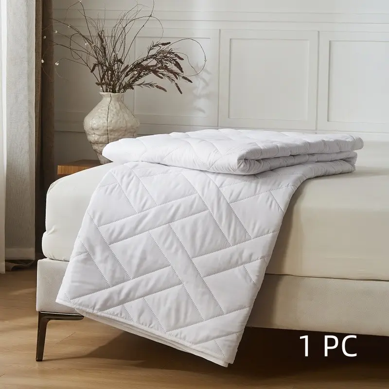 Luxury Ultrasonic Quilted Bedspread, Soft Comfortable Bedding, Washable, Bedroom Hotel Specialty Bed Cover, Polyester Quilted Bedspreads