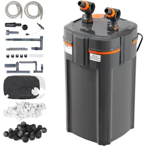 VEVOR Aquarium Filter 528GPH, 5 - Stage Canister Filter 200 - 250 Gallon, Ultra - Quiet Internal Aquarium Filter with UV Protection, Submersible Power Filter with Multiple Function for Fish Tanks, 25WVEVOR Super Brand Day
