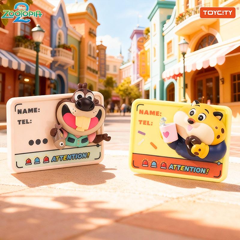 Disney Zootopia Super Citizen Pass Series Magnetic Toy Blind Box – Collectible Cartoon Figures with Magnetic Play