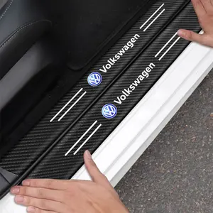 Car Door Threshold Protector Decal Set for Vw Passat Tiguan Golf Bora Jetta Sharan T3 T5 Magotan Beetle, Durable & Stylish Design, Car Decals
