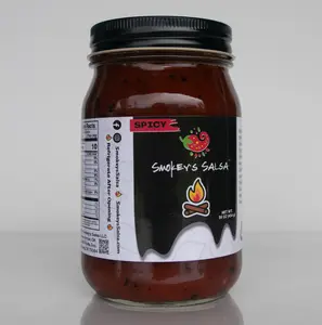Smokey's Salsa Spicy Salsa - Smokey & Bold Flavor Sauce
