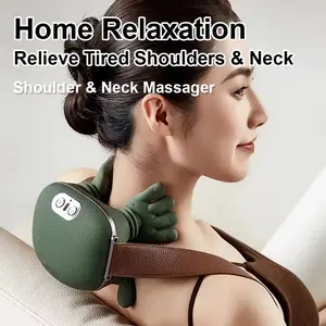 Electric Bionic Hand Shoulder Neck Massager with Heating Function, Three Modes Adjustment, Deep Muscle Relaxation, Neck Shoulder Relaxer, Perfect Gift
