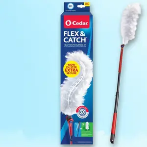 O-Cedar Flex & Catch Heavy Duty Duster K wh Refills - 4ct