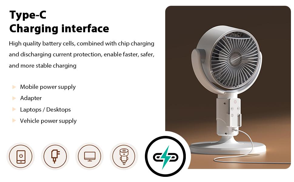 Portable Standing Fan with Remote, 2000mAh Rechargeable Battery Operated Fans, 90°+180° Oscillating Air Circulator, 5 Speeds Quiet Pedestal & Tabletop Fan, Adjustable Height 15"-32", Foldable Floor Fan for Bedroom, Camping, Office (White) Portable Standing Fan with Remote, 2000mAh Rechargeable Battery Operated Fans, 90°+180° Oscillating Air Circulator, 5 Speeds Quiet Pedestal & Tabletop Fan, Adjustable Height 15"-32", Foldable Floor Fan for Bedroom, Camping, Office (White)