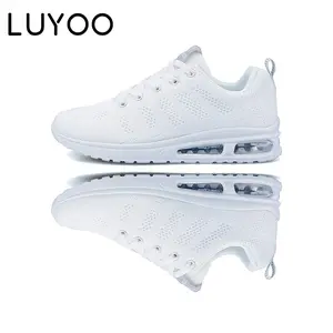 Women's Breathable Running Shoes, Lightweight Women's Sports shoes, Air Cushion Walking Tennis Shoes