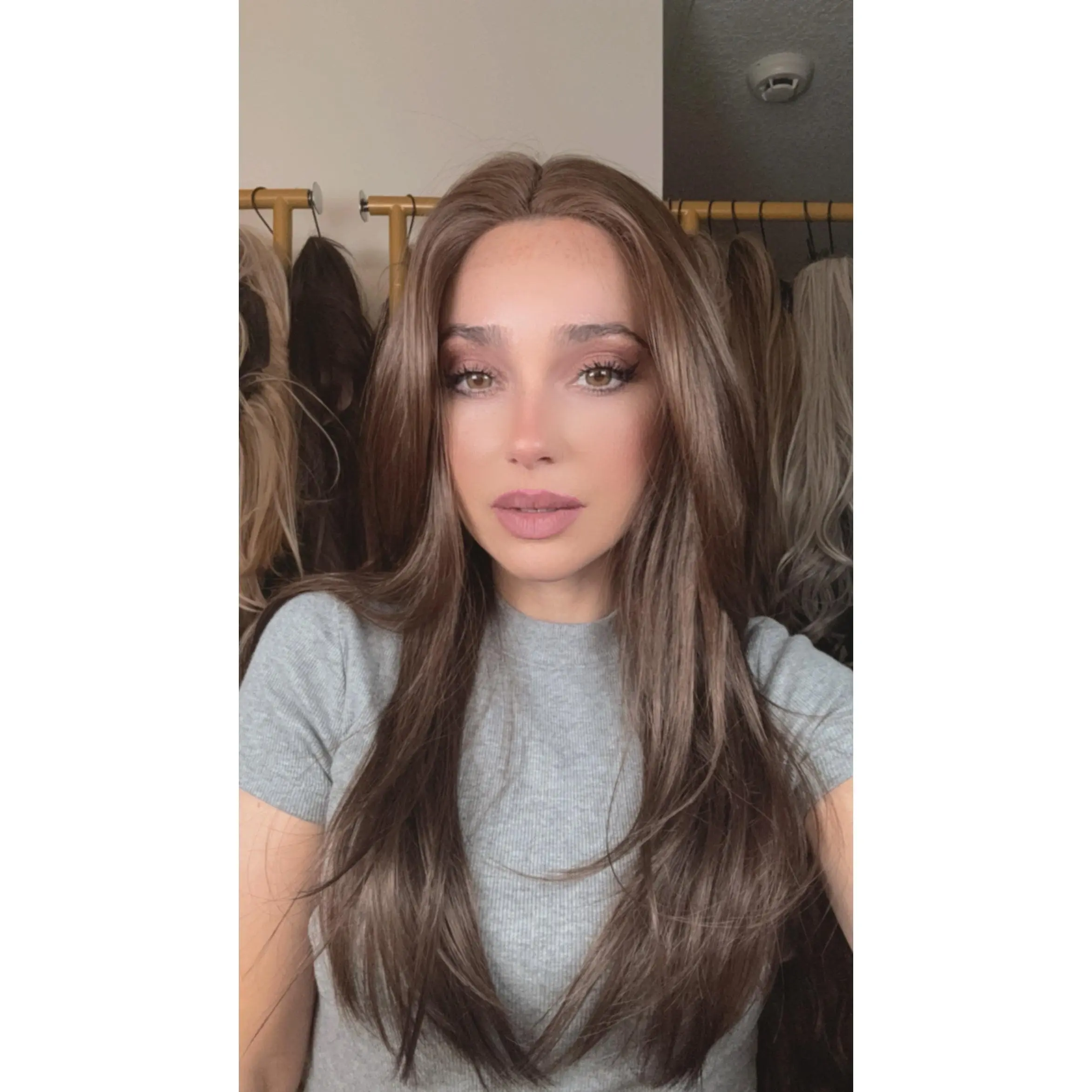 EllaRae | Loni Brunette | Full Monofilament Straight Brunette Wig