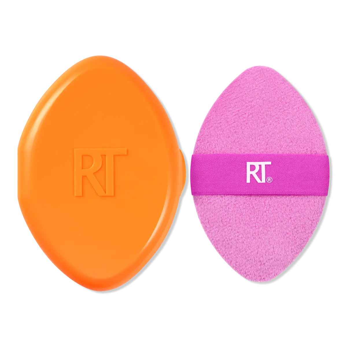 Real Techniques Miracle 2-In-1 Dual-Sided Powder Puff + Travel Case