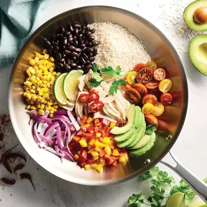 Tramontina 12 Inch Stainless Steel Skillel for Cooking Cookware