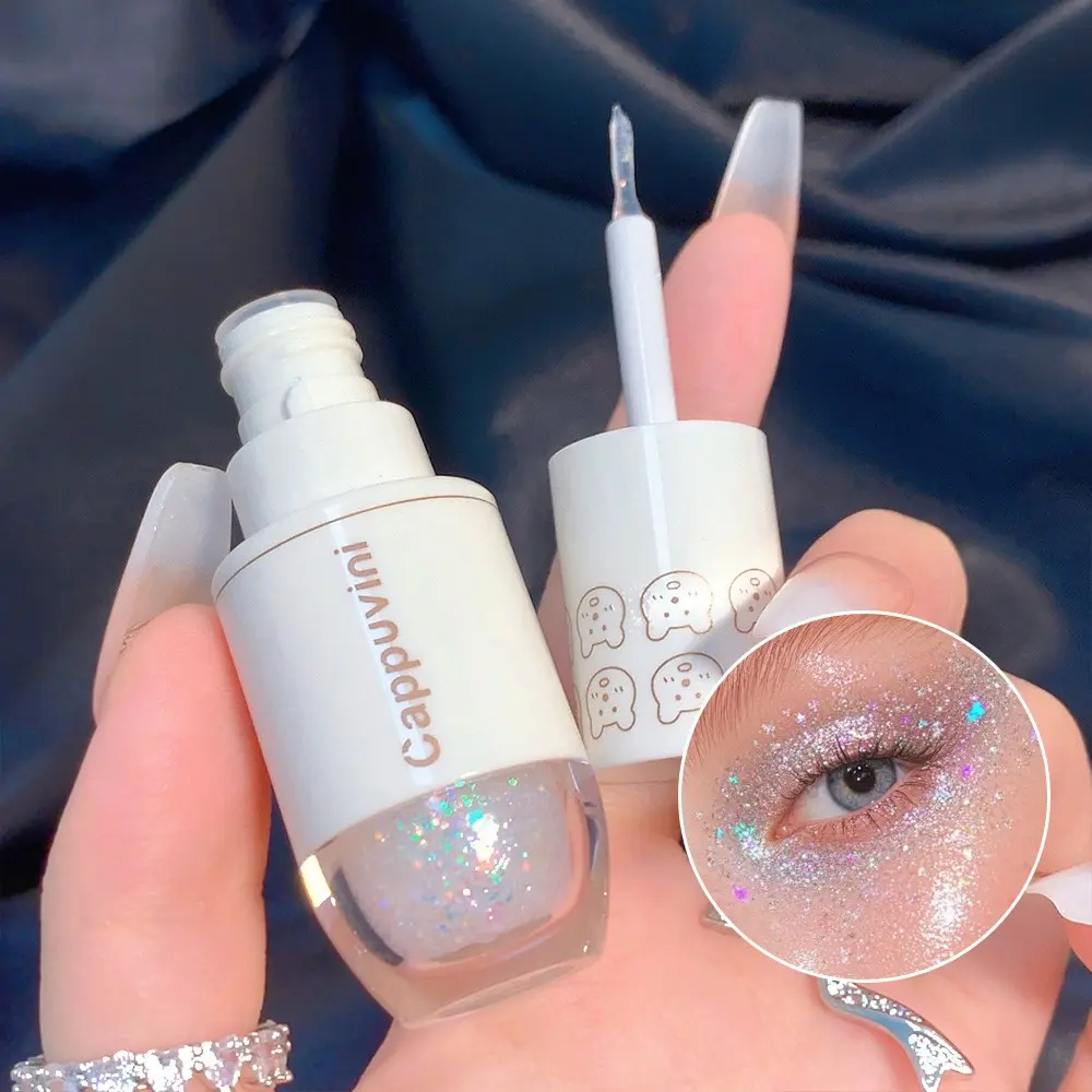 Starry Eye Shadow Liquid Long-Lasting Makeup and Cosmetics Smooth Application Perfect for Daily Use Enhances Natural Beauty Ideal Gift for Makeup Enthusiasts Eyeshadow Glossy Makeup