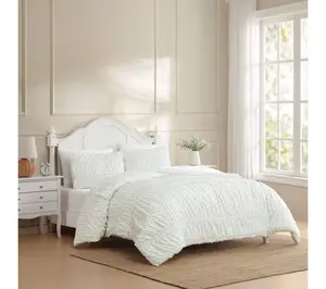 Laura Ashley Rosebuddies White Queen ComforterSet