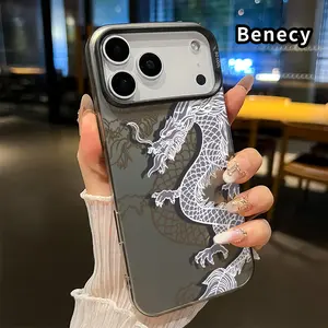 Dragon Pattern Case for iPhone 17 Pro Max Air Shockproof Non Slip Military-Grade Protection slim Cover