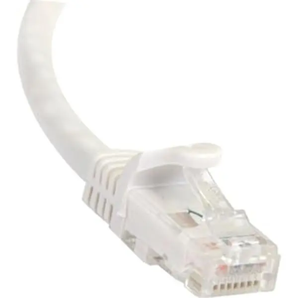 StarTech 100ft White Snagless CAT6 Long Ethernet Cable - 24 Gauge Insulated Copper Wire, 48V UL Listed, Connector Moldings for Computers & Office Network Components, Power Over Ethernet