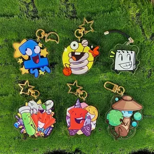 Inanimate Insanity Acrylic Keychain, object show, bfdi, tpot, CoinPin, MePhone4, Two, FanTube, Airy HFJONE, Teddy Bear, Sketchpad, One, Springy