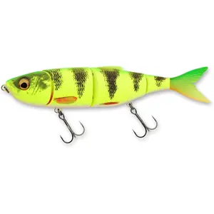 Savage Gear 4Play Pro Swimbait - Sinking Lure, Firetiger, 3/4 oz, 5in, Lifelike S-Curve, ABS & PVC, SG ST36 Trebles, 3’-6’ Swimming Depth