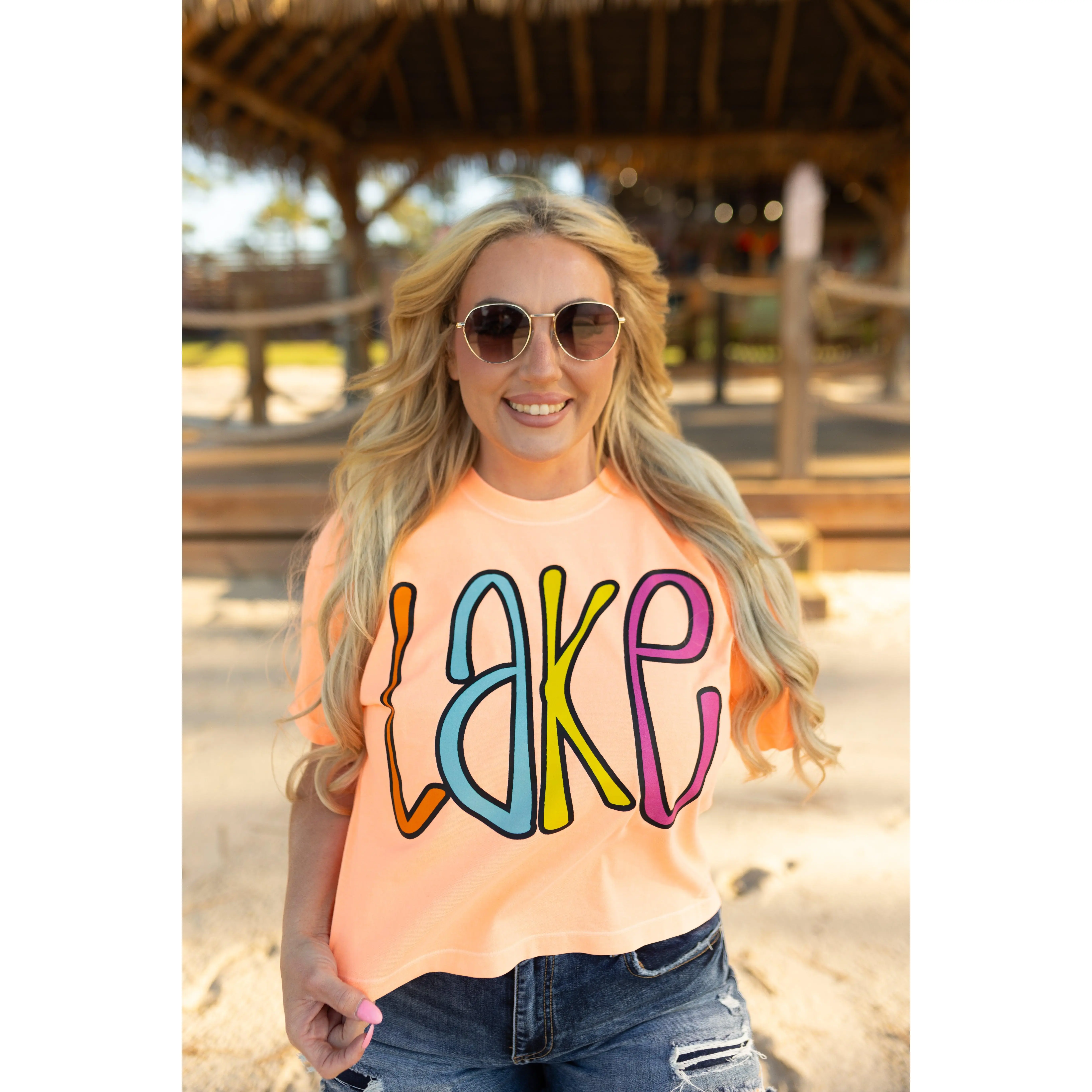 LAKE Boxy Comfort Color Tee
