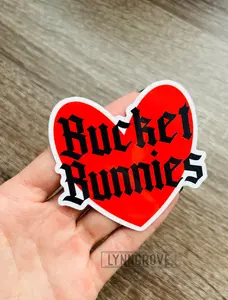 Bucket Bunnies - Bucket Bunny Sticker,LINEMAN Hard Hat Sticker , Blue Collar Stickers, Electrical, Construction Skeleton Decal, Hard Hat Sticker, Blue Collars Stickers, Journeyman, Sparks