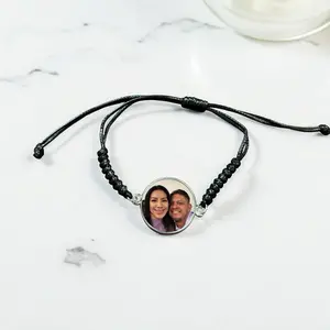 Comfort Bracelet with Personalized Photo Charm for Toddlers & Children Back to School Separation Anxiety Pre-School Support