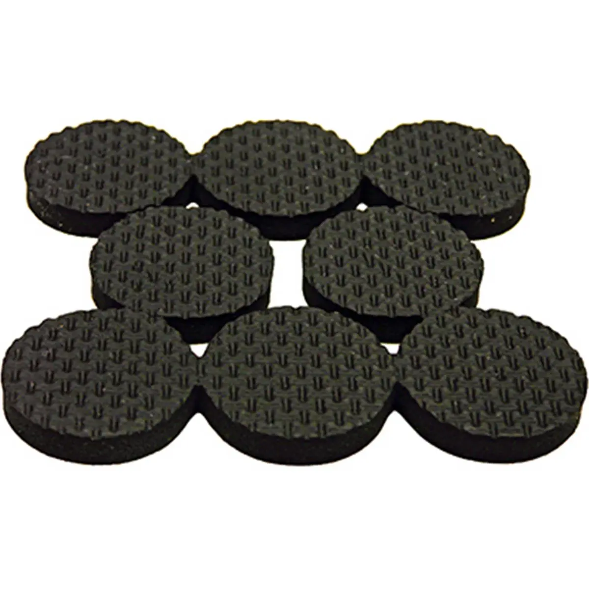 Richelieu America 1 in. TruGuard Black Round Surface Protector Grip Pads - Pack of 16