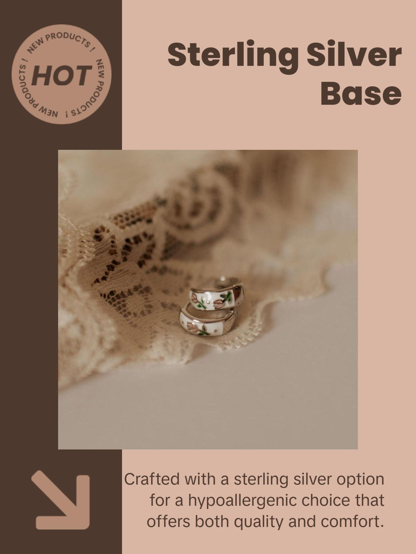 Eloise Tea Cup Hoops