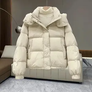 Cotton-Padded Coat Ladies New Autumn Winter 2025 Korean Down Jacket Women's Parkas Short Bread Outerwear Hooded Cotton Jackets Casual Everyday