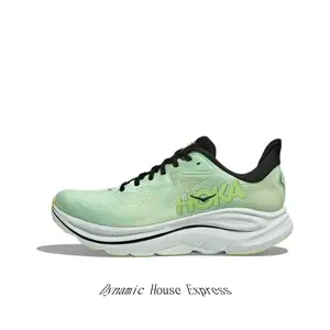 Pastel Green & White Breathable Mesh Sport Shoes - Lightweight Cushioned Casual Sneakers, Non-Slip Comfortable Walking Shoes for Daily, Gym, and Travel