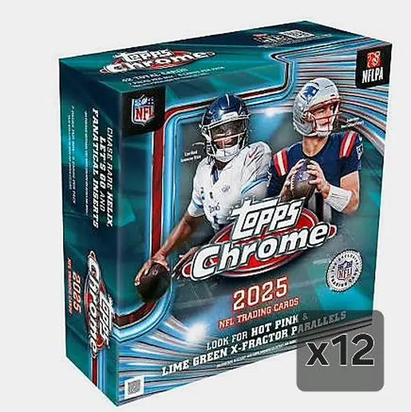 NFL PYT Topps Chrome Mega Box (x12)