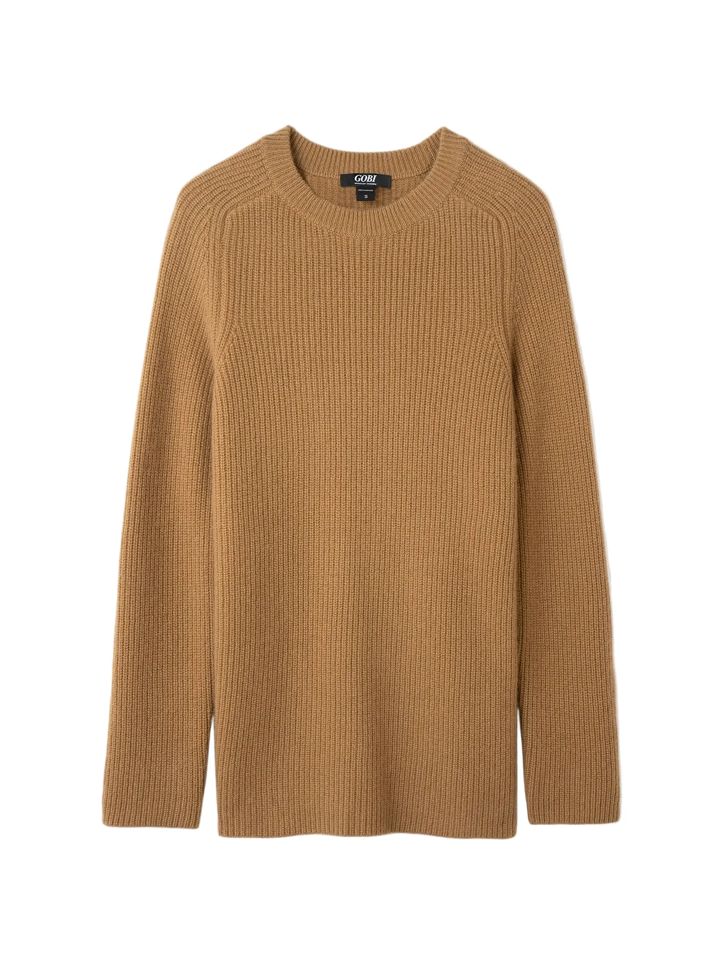 Women's Ribbed Cashmere Sweater with Side Zippers