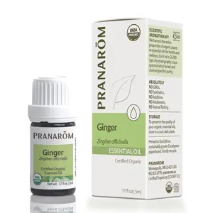 Pranarom Ginger Essential Oil – Bio | Certified Organic Warming Muscle & Digestive Oil