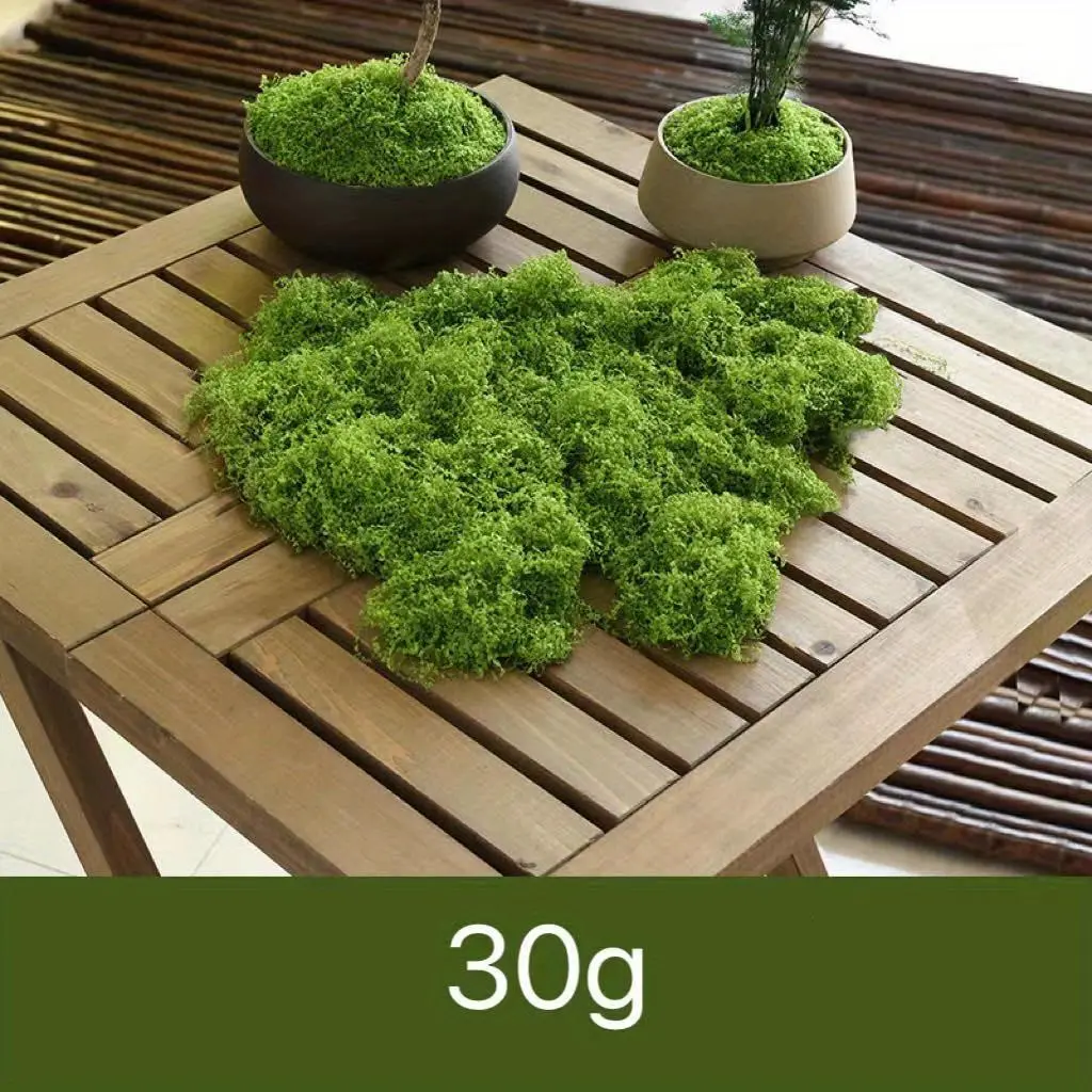 Artificial Moss Grass, 30/50/100g Options Fake Moss, Decorative Greenery for Home, Garden & Wedding Party Decor