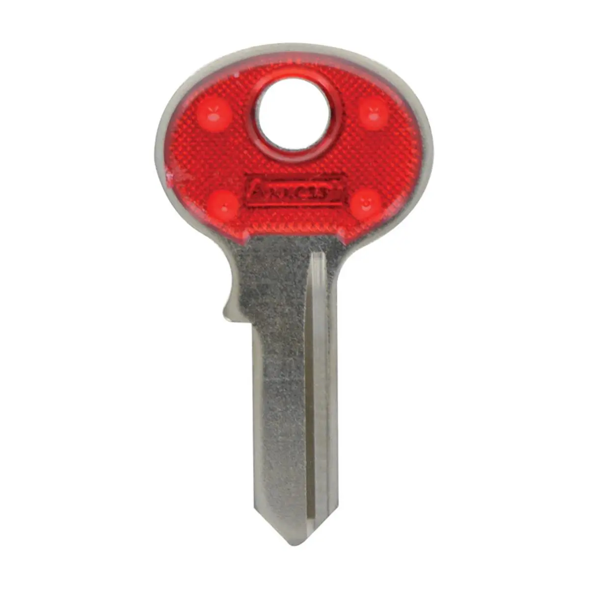 212 MAIN Universal High-Quality Modern Brass Key Blank - Key Number 5005208, 69-Single Sided, Red, Pack of 10 - Home Door Lock Entry Hardware Accessory, High-Quality Modern Products