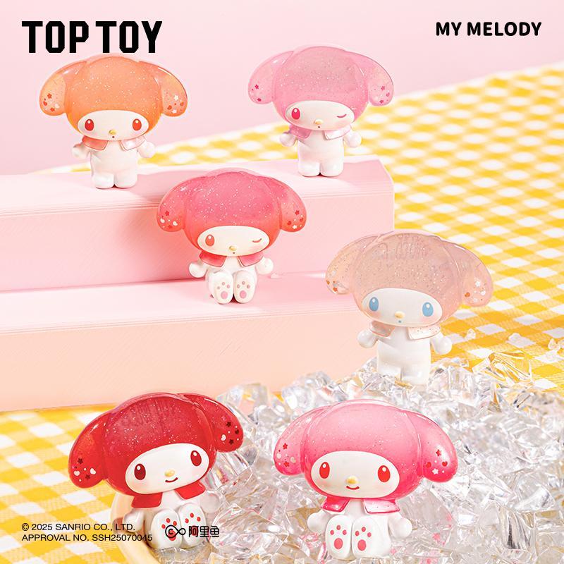 TOPTOY My Melody & Kuromi Ramune Mini Figures Surprise Bag - Adorable Desk Decor Collectibles