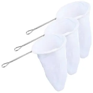 Cloth coffee strainer with Metal handle. Set of 3
