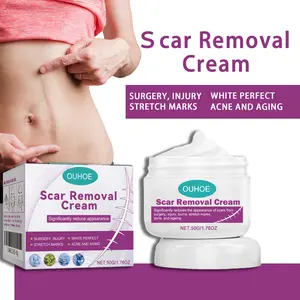 Scar Cream For Stretch Marks, Acne Scars & Injury Recovery – Advanced Scar Gel For Face, Body & Legs – Lightweight, Non-Greasy, Soothes & Restores Smooth Skin