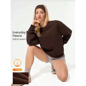 GLOWMODE Heavyweight Fleece Regular Fit Sweatshirt Thick Thermal Warm Winter