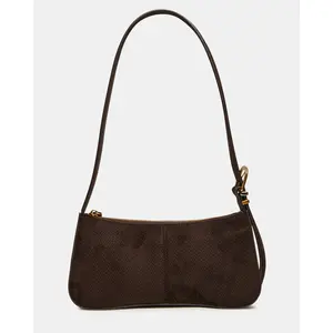 Steve Madden TANZIE WOVEN BAG CHOCOLATE