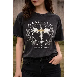 Basgiath War College Dragon Rider Tee | Fourth Wing Inspired Bookish Graphic T-Shirt